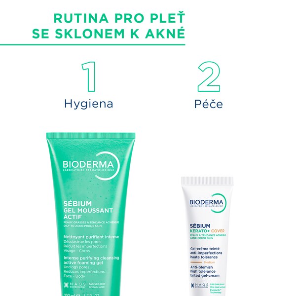 Bioderma Sébium Kerato+ Tónovací krém 30 ml