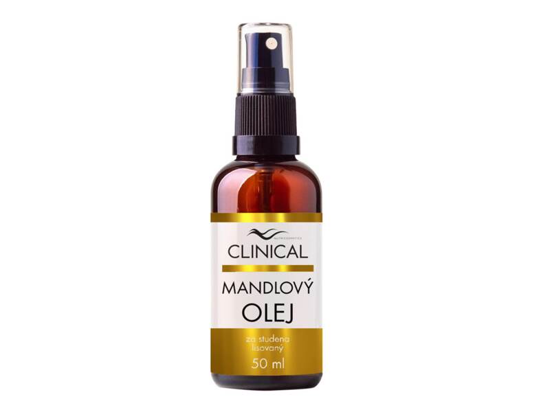 Clinical Mandlový olej lisovaný za studena 50 ml Clinical Mandlový olej lisovaný za studena 50 ml