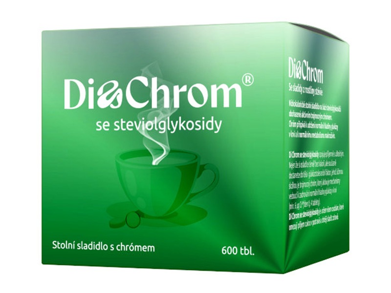 Di Chrom se steviolglykosidy stolní sladidlo 600 tablet