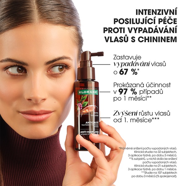 Klorane Intenzivní posilující péče s chininem 100 ml