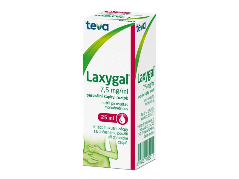 Laxygal 7,5 mg/ml perorální kapky 25 ml