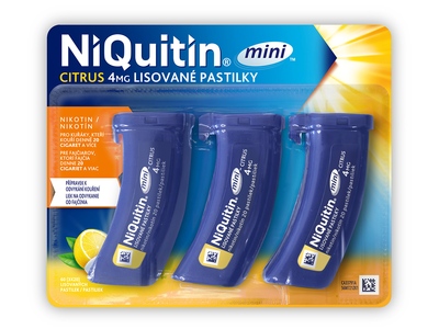 Niquitin Mini Citrus 4 mg 60 pastilek Niquitin Mini Citrus 4 mg 60 pastilek