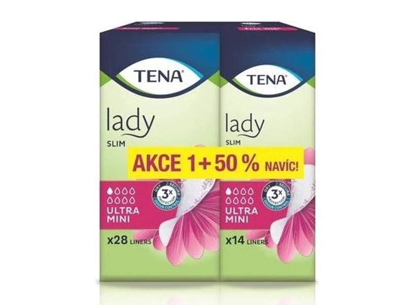 Tena Lady Slim Inkontinenční vložky Ultra Mini +50% navíc 42 ks