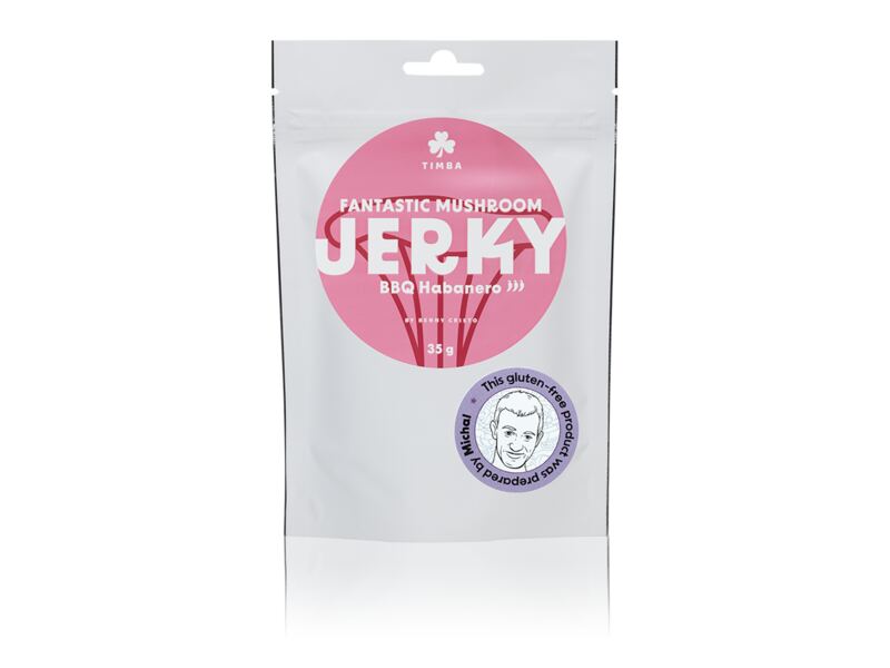 Timba Mushroom Jerky - BBQ Habanero 35 g