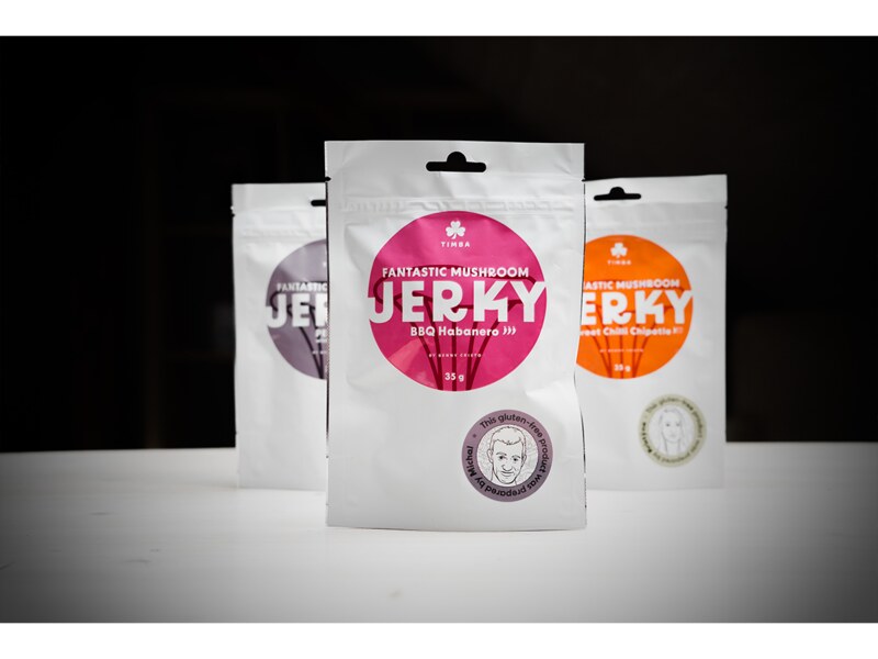 Timba Mushroom Jerky - BBQ Habanero 35 g