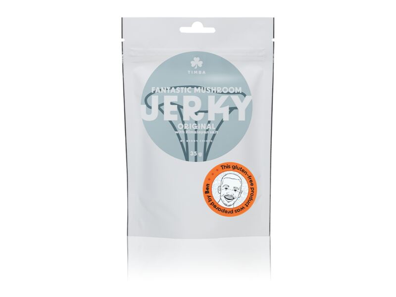 Timba Mushroom Jerky - Original with Himalayan salt 35 g