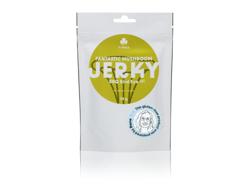 Timba Mushroom Jerky - BBQ Bird Eye 35 g
