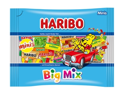 Haribo Big Mix Směs želé a pěnových cukrovinek 330 g 