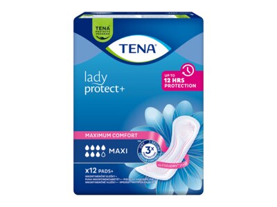 Tena Lady Protect+ Inkontinenční vložky Maxi 12 ks