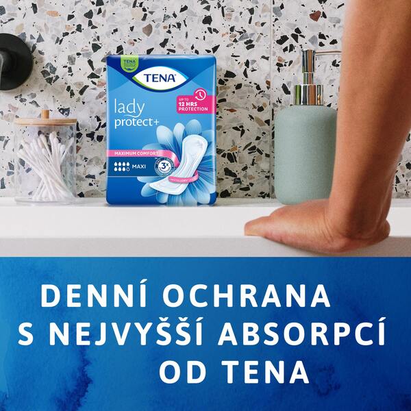Tena Lady Protect+ Maxi Inkontinenční vložky 12 ks