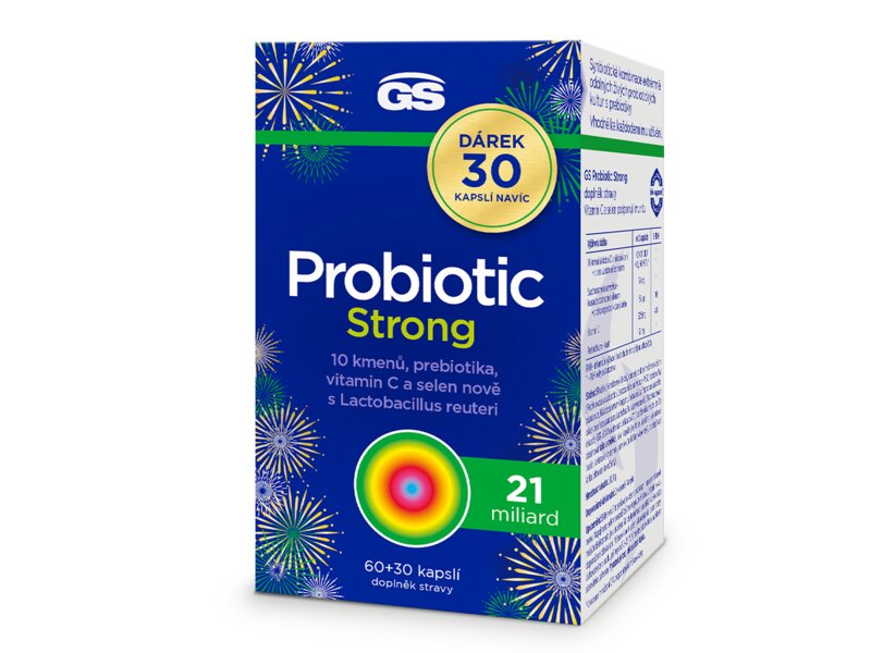 GS Probiotic Strong 60+30 kapslí Dárkové balení