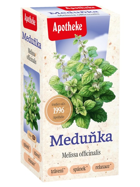 Apotheke Meduňka lékařská nálevové sáčky 20x1,5 g Apotheke Meduňka lékařská nálevové sáčky 20x1,5 g
