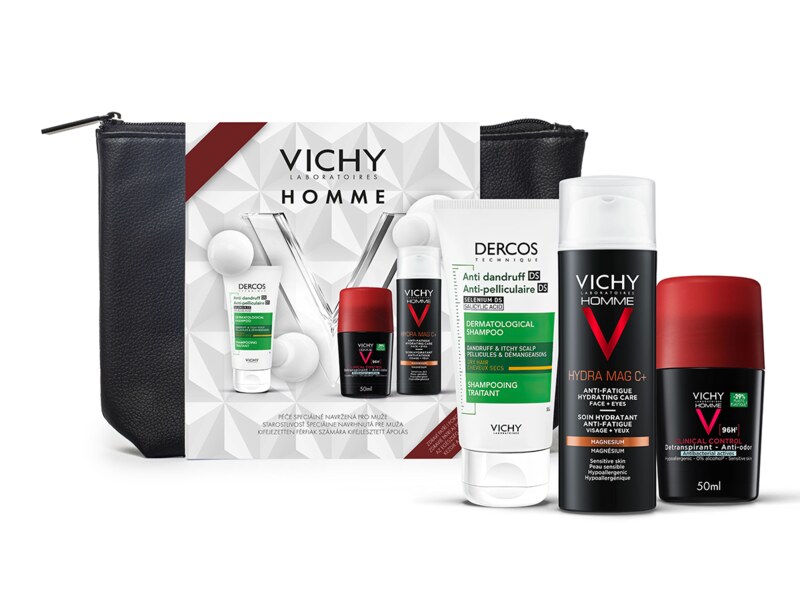 Vichy Homme Vánoční balíček Pro muže 3 ks