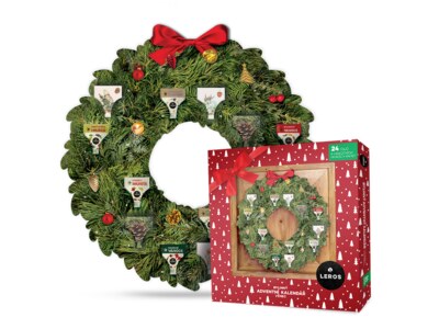 Leros Bylinný adventní kalendář věnec 24 sáčků 