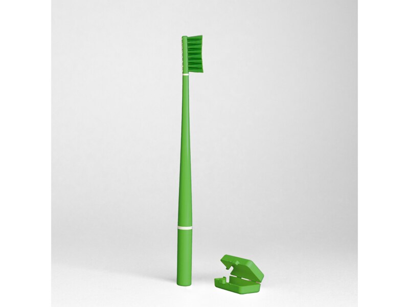 Piuma Zubní kartáček Soft Ginko Memento Green s ginkgo biloba + kryt 1 ks