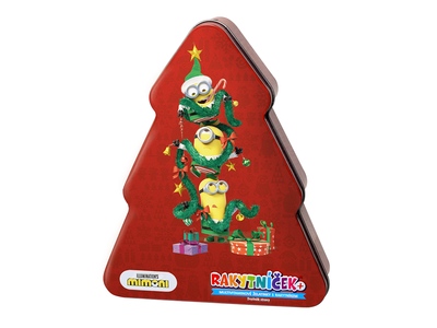 Rakytníček+ multivitaminové želatinky Mimoni Stromeček 2025 50ks