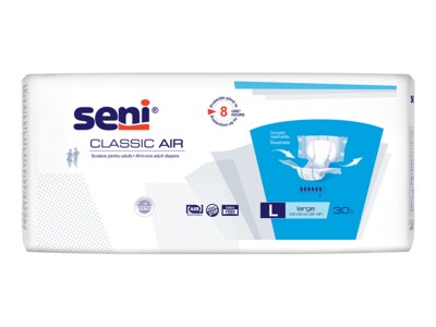 Seni Classic Air Absorpční plenkové kalhotky s lepítky vel.L 30 ks