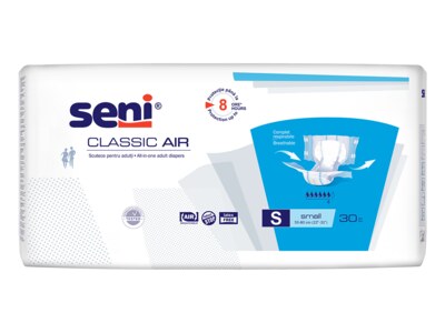 Seni Classic Air Absorpční plenkové kalhotky s lepítky vel.S 30 ks