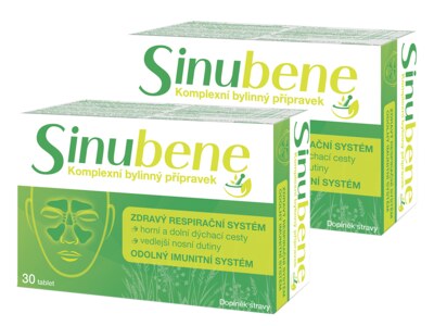 Sinubene 30 tablet 1+1 ZDARMA