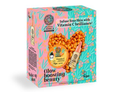 Natura Siberica Oblepikha C-Berrica Pleťový set Glow Boosting Beauty 