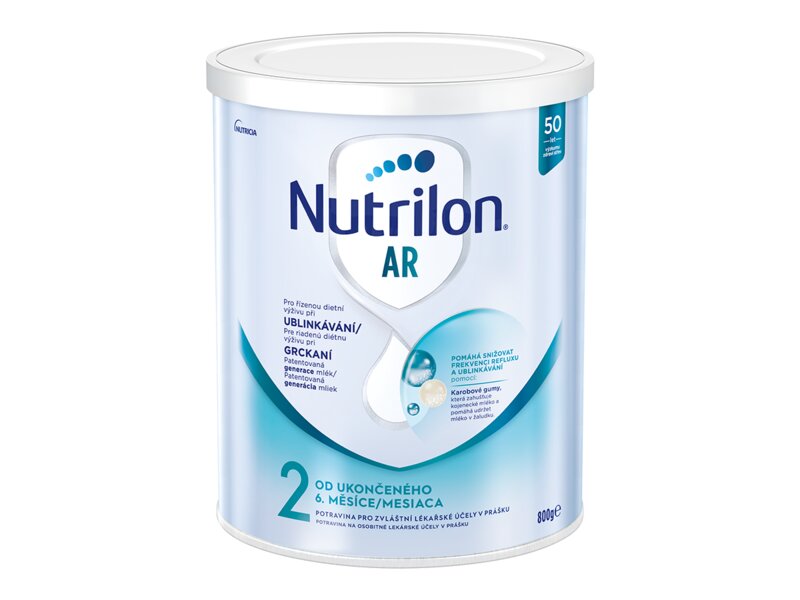 Nutrilon 2 AR při ublinkávání 6+ měsíců 800 g
