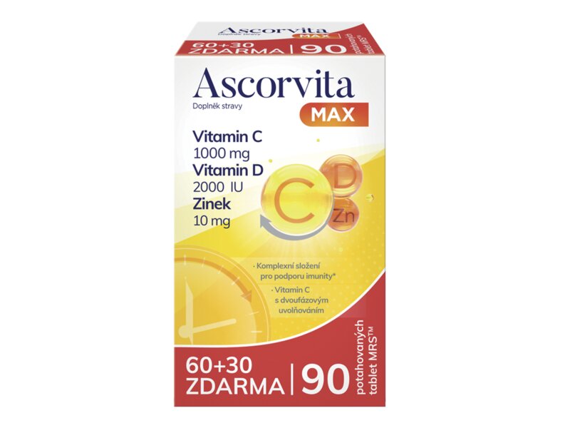 Ascorvita Max 60+30 tablet