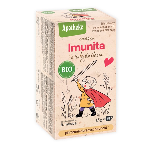 Apotheke BIO Dětský čaj Imunita rakytník 20x1,5 g Apotheke BIO Dětský čaj Imunita rakytník 20x1,5 g
