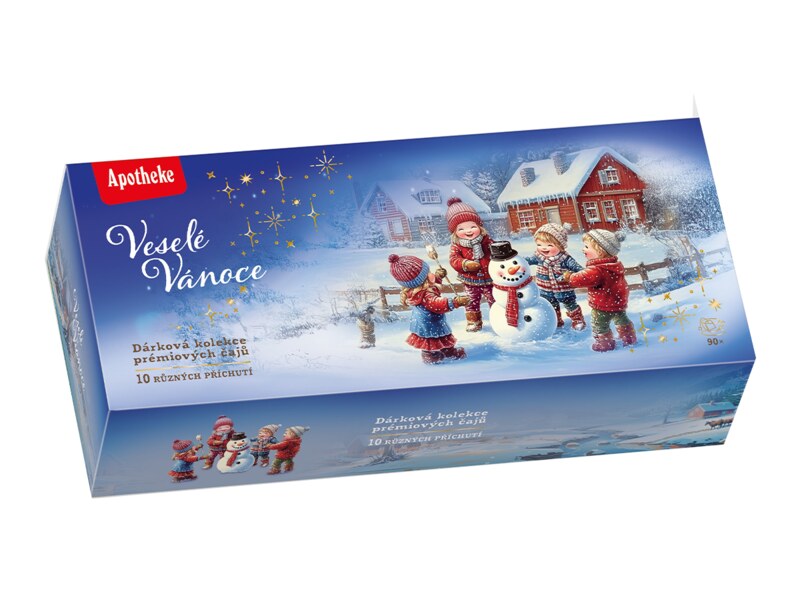 Apotheke Dárková kolekce čajů Veselé Vánoce 90 nálevových sáčků