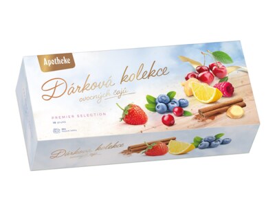 Apotheke Dárková kolekce Prémiových ovocných čajů 90 nálevových sáčků