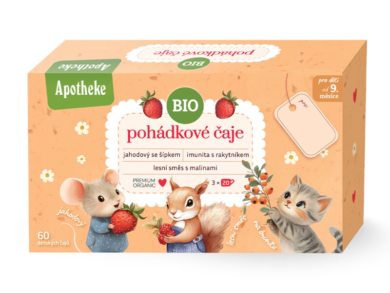 Apotheke BIO Kolekce Pohádkové čaje 9m+ nálevové sáčky 3x20x1,5 g Apotheke BIO Kolekce Pohádkové čaje 9m+ nálevové sáčky 3x20x1,5 g