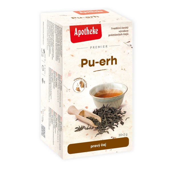 Apotheke Premier Pu-erh čaj nálevové sáčky 20x2 g