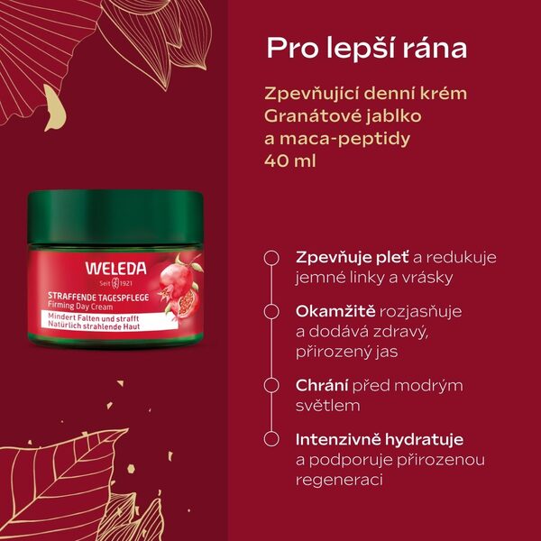 Weleda Firming Face Care Pomegranate & Maca Peptides DUO set 