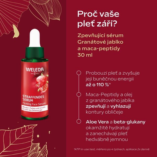 Weleda Firming Face Care Pomegranate & Maca Peptides DUO set 