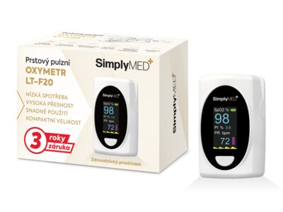 SimplyMed Pulzní oxymetr LT-F20 1 kus