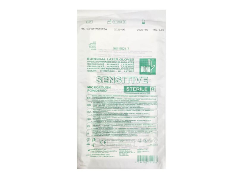 Dona Sensitive Rukavice operační prašné vel.6 1 pár Dona Sensitive Rukavice operační prašné vel.6 1 pár