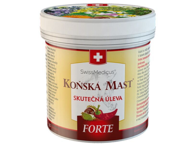 Herbamedicus Koňská mast hřejivá Forte 500 ml Herbamedicus Koňská mast hřejivá Forte 500 ml