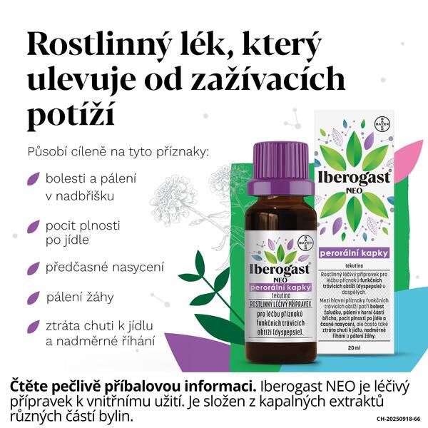 Iberogast NEO perorální kapky 20 ml Iberogast NEO perorální kapky 20 ml