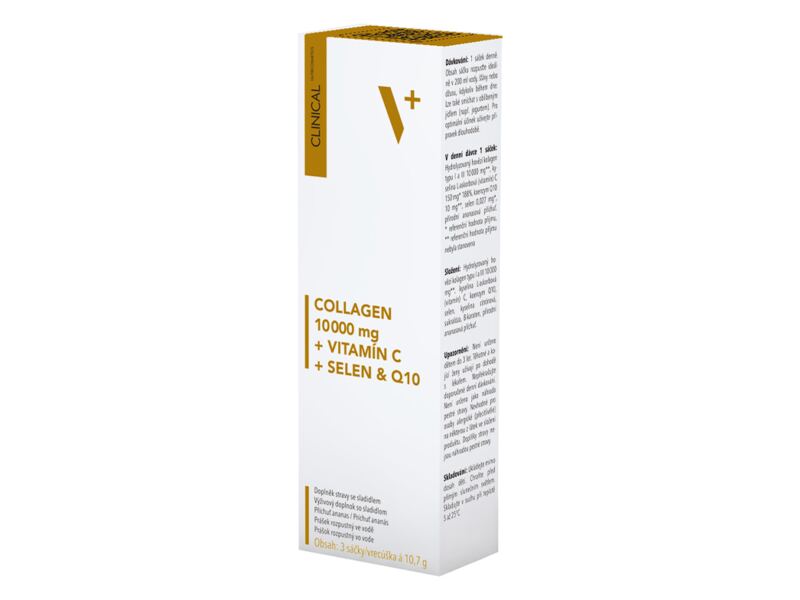 Clinical Collagen 10000 mg + vitamin C + selen +Q10 3 x 10,7 g Clinical Collagen 10000 mg + vitamin C + selen +Q10 3 x 10,7 g