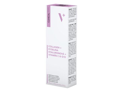 Clinical Collagen + kyselina hyaluronová + vitamín C + Q10 3 x 8,8 g