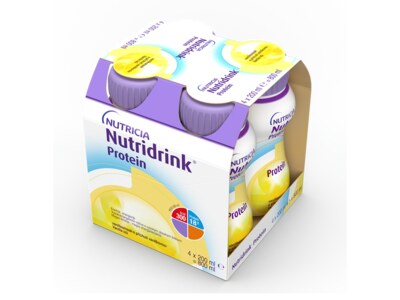 Nutridrink Protein nápoj s vanilkovou příchutí 4x200 ml