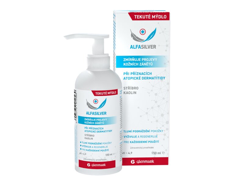 Alfasilver tekuté mýdlo 150 ml
