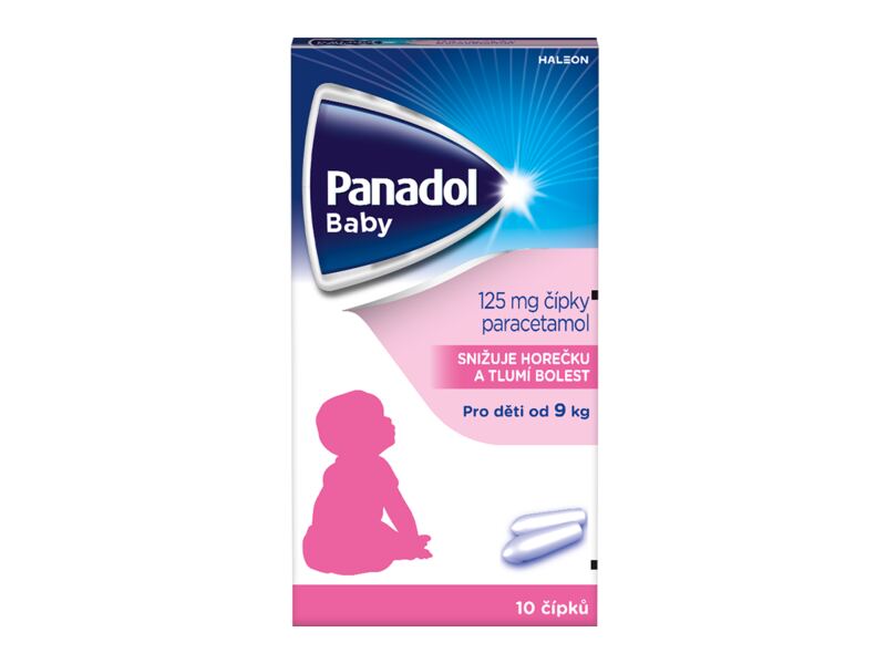 Panadol Baby 125 mg 10 čípků