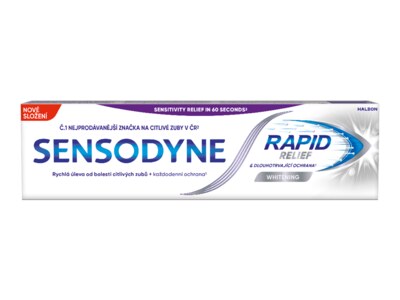 Sensodyne Rapid relief Whitening zubní pasta 75 ml