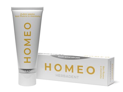 Herbadent Original Homeo bylinná zubní pasta bez fluoru a mentolu 75 g Herbadent Original Homeo bylinná zubní pasta bez fluoru a mentolu 75 g