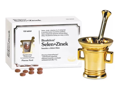 Pharma Nord Bioaktivní Bioaktivní Selen+Zinek 150 tablet