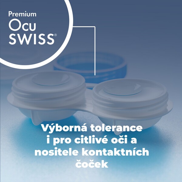 Premium Ocuswiss DAILY 0,1 % HA zvlhčující oční kapky 10 ml