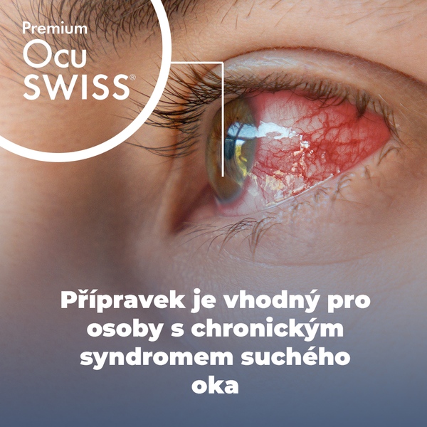 Premium Ocuswiss DAILY 0,1 % HA zvlhčující oční kapky 10 ml