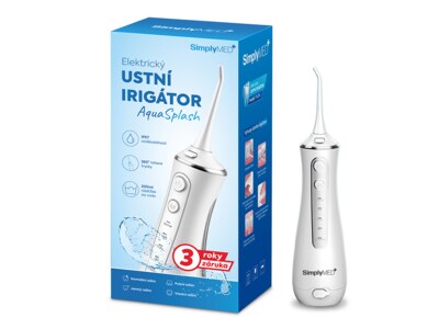 SimplyMed Elektrický ústní irigátor zubní sprcha TH2D4 1 ks