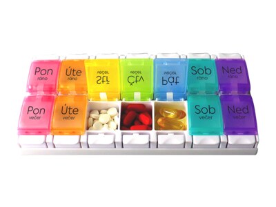 SimplyMed Dávkovač léků týdenní Pill Diary YHL015 1 ks