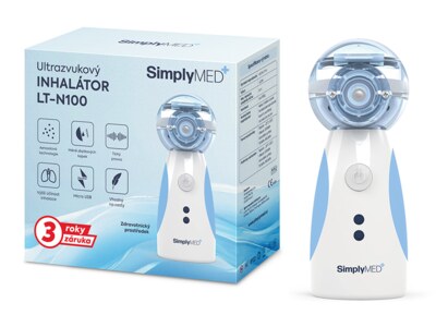 SimplyMed Ultrazvukový inhalátor model LT-N100 1 ks SimplyMed Ultrazvukový inhalátor model LT-N100 1 ks